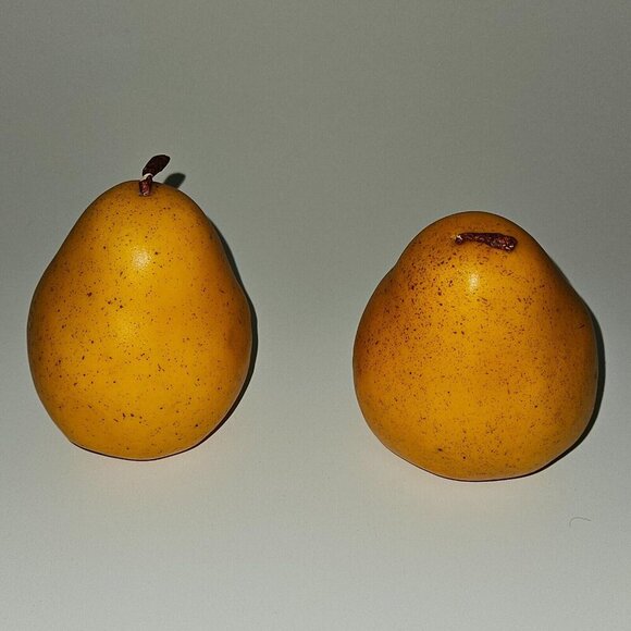 4 Pieces Fake Faux Decorative Fruit Lot Oranges Pears Realistic Life Size - Picture 4 of 15
